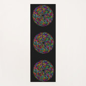 Meditation Mandala Colorful Yogamatte (Vorderseite)