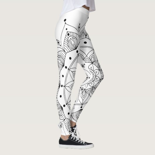 Meditation - Mandala Symbol Leggings (Rechts)
