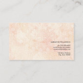 Meditation - Muster für Gesundheit und Wellness II Visitenkarte (Rückseite)