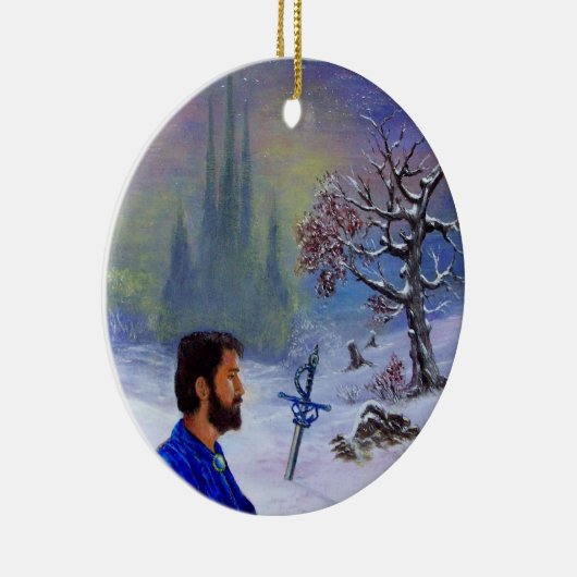 MEDITATION OF A KNIGHT KERAMIKORNAMENT (Rechts)