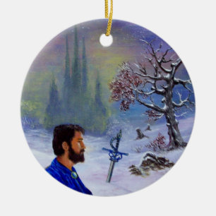 MEDITATION OF A KNIGHT KERAMIKORNAMENT