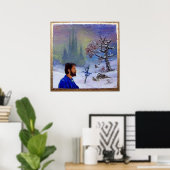 MEDITATION OF A KNIGHT POSTER (Heimbüro)