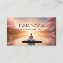 Meditation Pastellsee und Mond