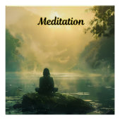 Meditation Poster (Vorderseite)