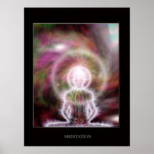 Meditation Poster (Vorne)