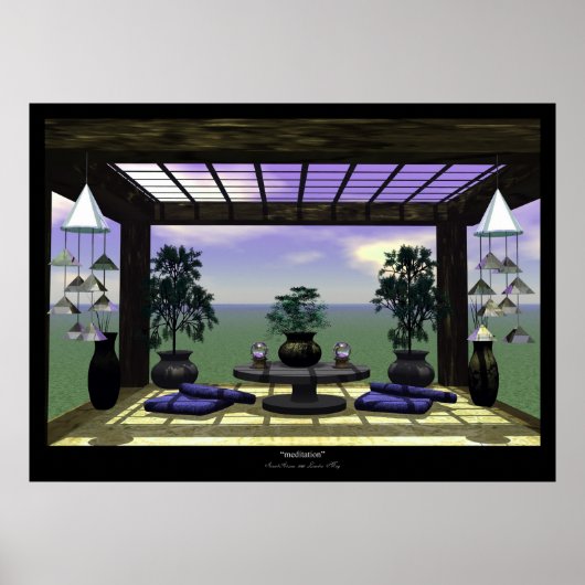 Meditation Poster (Vorne)