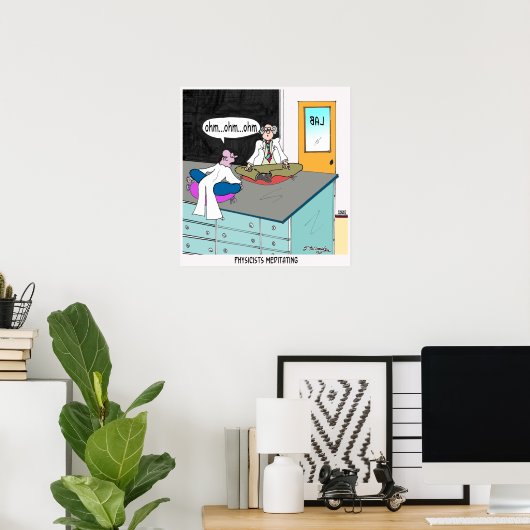 Meditation Poster (Heimbüro)