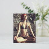 Meditation Postkarte (Stehend Vorderseite)