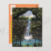 Meditation Postkarte (Vorne/Hinten)