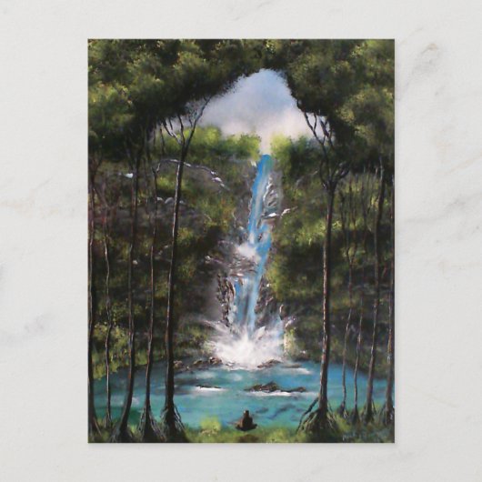 Meditation Postkarte (Vorderseite)