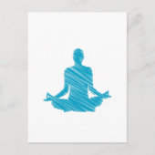 Meditation Postkarte (Vorderseite)
