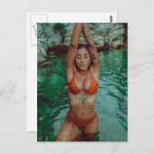 Meditation Postkarte (Vorne/Hinten)