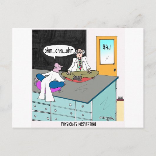 Meditation Postkarte (Vorderseite)