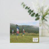 Meditation Postkarte (Stehend Vorderseite)