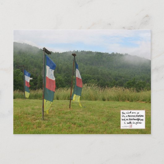 Meditation Postkarte (Vorderseite)