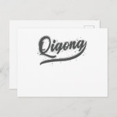 Meditation Qigong aus China Postkarte (Vorne/Hinten)