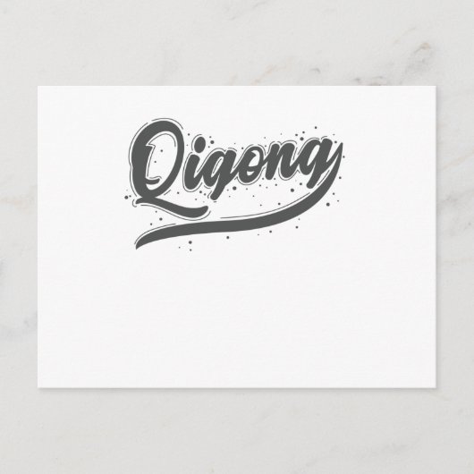 Meditation Qigong aus China Postkarte (Vorderseite)