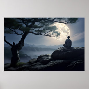 Meditation Ruhe Friedliche Natur Poster