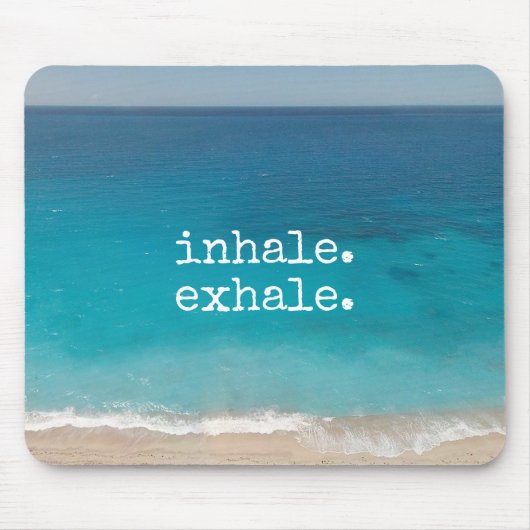 Meditation Schönes Paradies Strand Mousepad (Vorne)