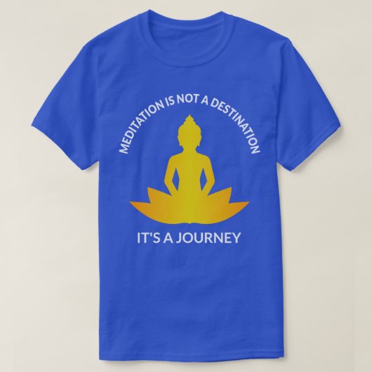 Meditation seiner Reise III T-Shirt (Design vorne)