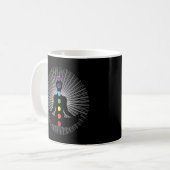 Meditation Seven Chakras Yoga Kaffeetasse (Vorderseite Links)