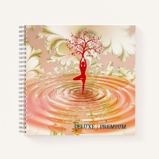 Meditation Spirale Notebook Notizblock (Vorderseite)