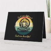 Meditation Sprichwort jeder einzelnen schöne Bud Karte (Rückseite)