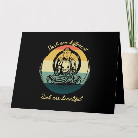 Meditation Sprichwort jeder einzelnen schöne Bud Karte (Vorderseite)