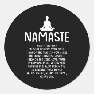 Meditation Temple Buddhist Buddah Meditation Runder Aufkleber
