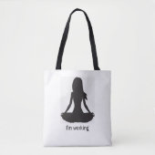 Meditation Tote Tag Tasche (Vorderseite)