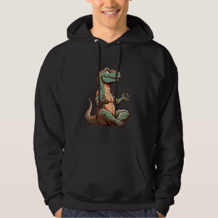 Meditation Tyrannosaurus T rex Yoga Pose Entspannu Hoodie