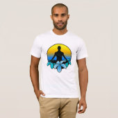 Meditation u. Yoga T-Shirt (Vorne ganz)