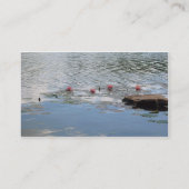 Meditation über Wasser Visitenkarte (Rückseite)