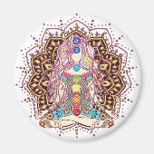 Meditation und Chakra-Alignment Magnet (Vorne)