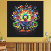 Meditation und Gelassenheit Leinwanddruck (Insitu (Wohnzimmer))