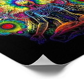 Meditation und Gelassenheit Poster (Ecke)