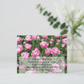 Meditation und Speicherkarte für Skripte Postkarte (Stehend Vorderseite)