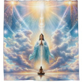 Meditation und spiritueller Leitfaden Duschvorhang (Vorderseite)
