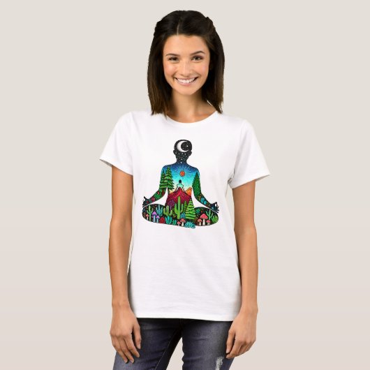 Meditation und Yoga T-Shirt (Vorne ganz)