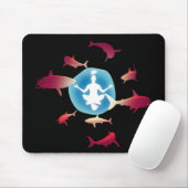 Meditation unter Wasser Mousepad (Mit Mouse)