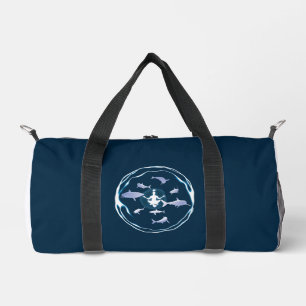 Meditation unter Wasser Schwimmen mit Haien Duffle Bag