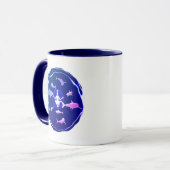 Meditation unter Wasser | Schwimmen mit Haien Tasse (Vorderseite Links)