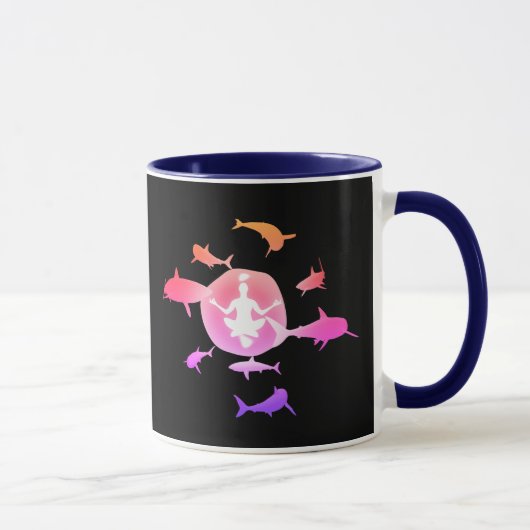 Meditation unter Wasser Tasse (Rechts)