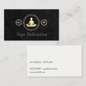 Meditation Visitenkarte (Vorne/Hinten)