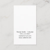 Meditation Visitenkarte (Rückseite)