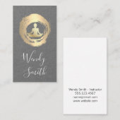 Meditation Visitenkarte (Vorne/Hinten)