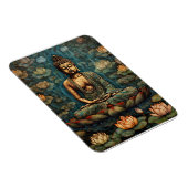 Meditation von Gautam Buddha Art Magnet (Rechte Seite)