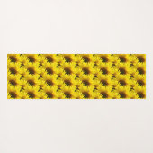 Meditation von Sonnenblumen Yogamatte (Rückseite (Horizontal))