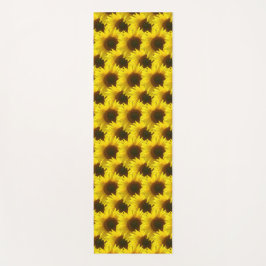 Meditation von Sonnenblumen Yogamatte