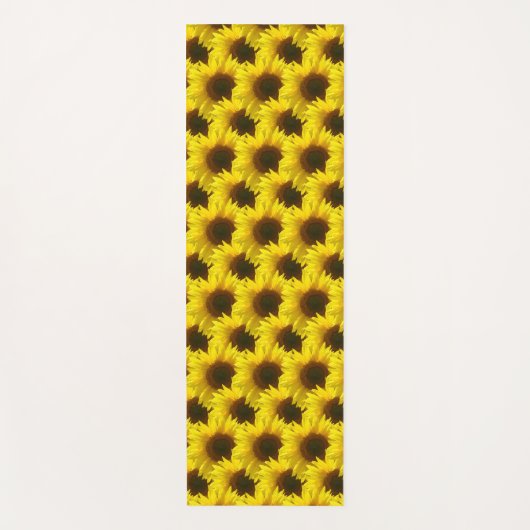 Meditation von Sonnenblumen Yogamatte (Vorderseite)